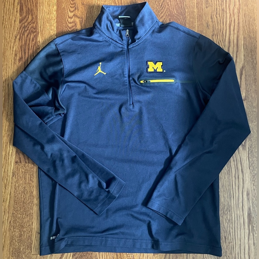 Michigan Jordan Quarter Zip